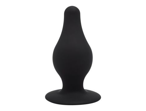 Korek analny silikonowy Silexd Model 2 L czarny 10 cm - 3